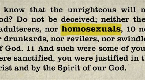 bible on homosexual